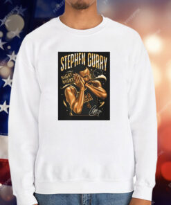 tephen Curry USA Night Night Olympic Paris 2024 Signature Painting T-Shirt