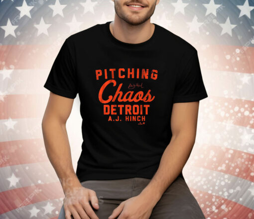 AJ Hinch Pitching Chaos Tee Shirt