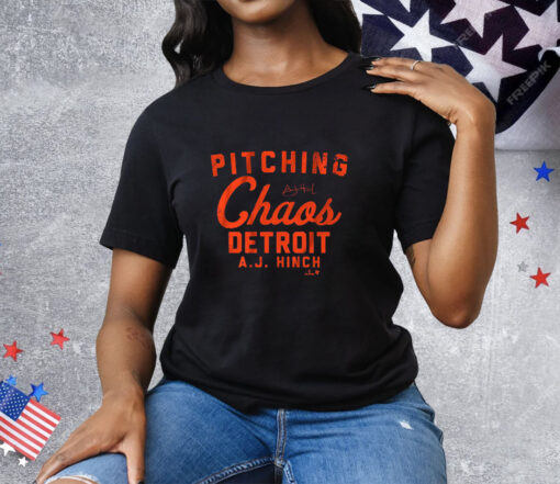 AJ Hinch Pitching Chaos Tee Shirt