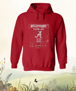 Alabama Football Ryan Williams Hollywood Ending Play Diagram Tee Shirt