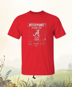 Alabama Football Ryan Williams Hollywood Ending Play Diagram Tee Shirt