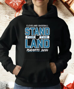 Cleveland Guardians baseball stand for the land 2024 playoffs T-Shirt