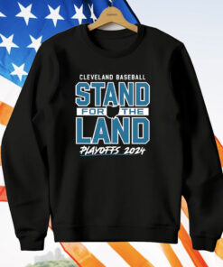 Cleveland Guardians baseball stand for the land 2024 playoffs T-Shirt