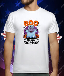 Cute Moo Deng Halloween Boo T-Shirt