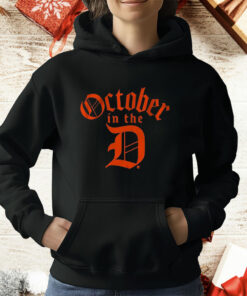 Detroit Baseball October In The D T-Shirt