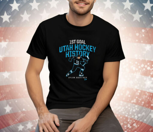 Dylan Guenther 1st Utah Goal Tee Shirt