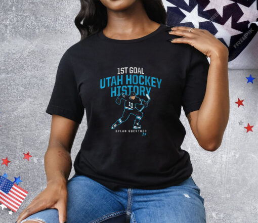 Dylan Guenther 1st Utah Goal Tee Shirt