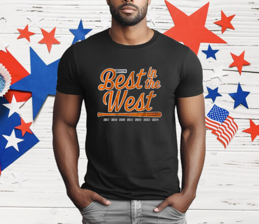 Houston Baseball Best In The West T-Shirt