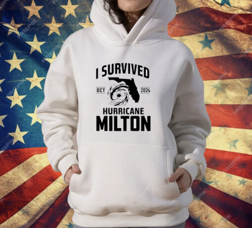 Original Oct 2024 I Survived Hurricane Milton T-Shirt