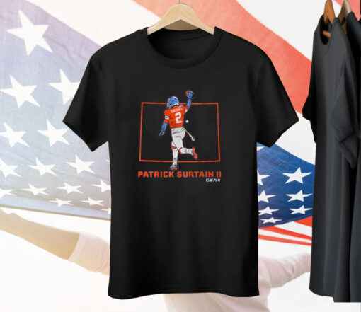 Patrick Surtain II State Star Denver Broncos T-Shirt