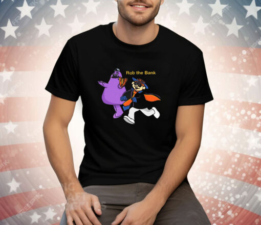 Rob the Bank New York Mets Grimace Monster Tee Shirt