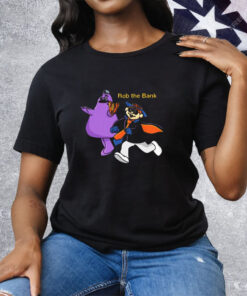 Rob the Bank New York Mets Grimace Monster Tee Shirt