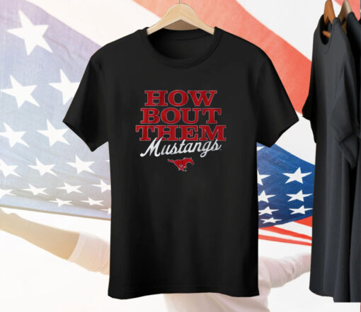 SMU Mustangs Football How Bout Them Mustangs Tee Shirt