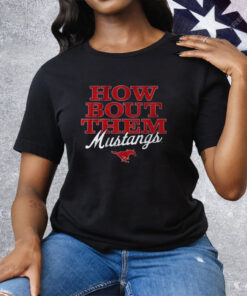 SMU Mustangs Football How Bout Them Mustangs Tee Shirt