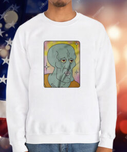 Squidward Tentacles Encyclopedia SpongeBobia face T-Shirt