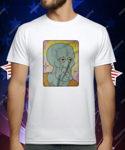 Squidward Tentacles Encyclopedia SpongeBobia face T-Shirt