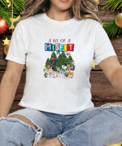 A Bit Of A Misfit Rudolph The Red Nosed Reindeer Tee Shirt