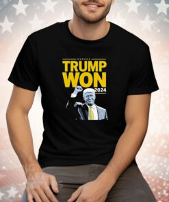 Congratulations Trump President Trump Won 2024 Tee Shirt