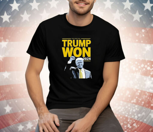 Congratulations Trump President Trump Won 2024 Tee Shirt