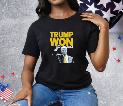 Congratulations Trump President Trump Won 2024 Tee Shirt