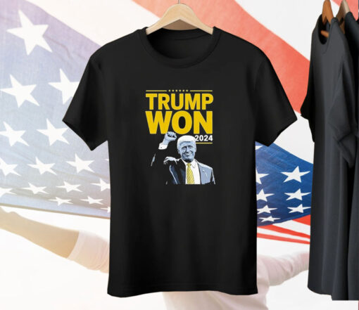 Congratulations Trump President Trump Won 2024 Tee Shirt