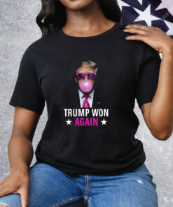 Congratulations Trump Won Again 2024 Election Vote President 47th American Tee Shirt