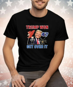 Congratulations Trump Won Get Over It 2024 Tee Shirt