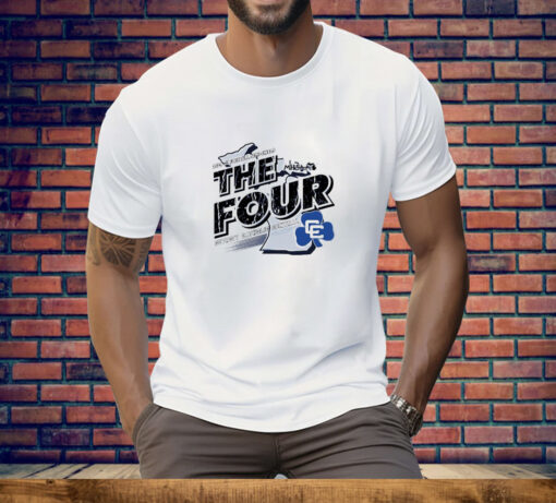 Detroit Catholic Central 2024 MHSAA Football D1 The Four Tee Shirt