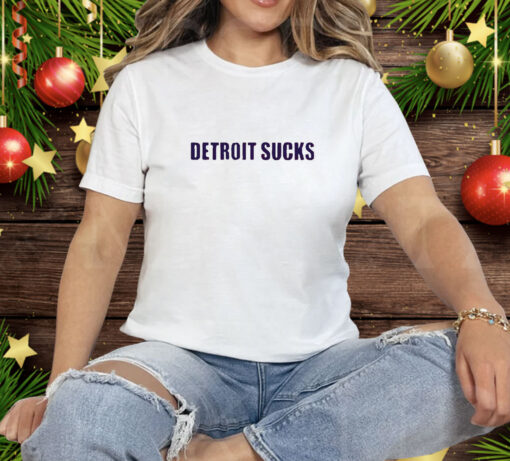 Detroit sucks Texans Tee Shirt