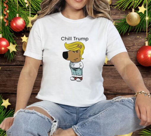 Donald Trump Chill Guy Meme Tee Shirt