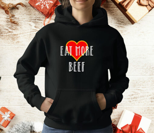 Dr Shawn Baker wearing eat more beef T-Shirt