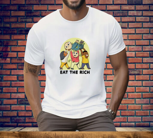 Eat the rich cartoon Tee Shirt