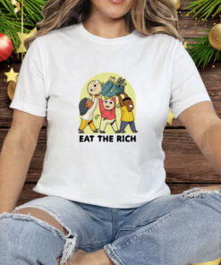 Eat the rich cartoon Tee Shirt