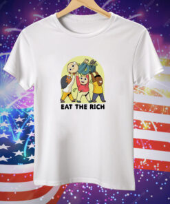 Eat the rich cartoon Tee Shirt