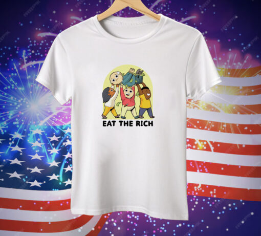 Eat the rich cartoon Tee Shirt