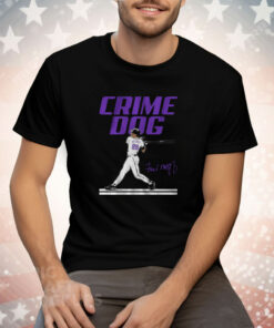 Fred McGriff Crime Dog Tampa Bay Tee Shirt