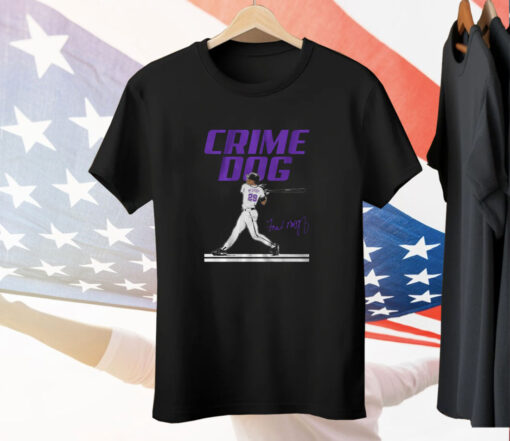 Fred McGriff Crime Dog Tampa Bay Tee Shirt