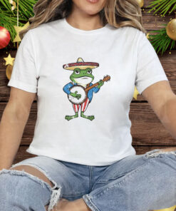 Frog playing banjo Tee Shirt