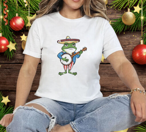 Frog playing banjo Tee Shirt