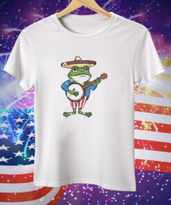 Frog playing banjo Tee Shirt