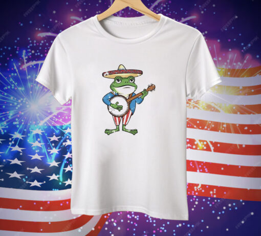 Frog playing banjo Tee Shirt