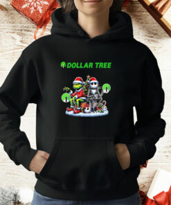 Grinch and Jack Skellington dollar tree Christmas T-Shirt