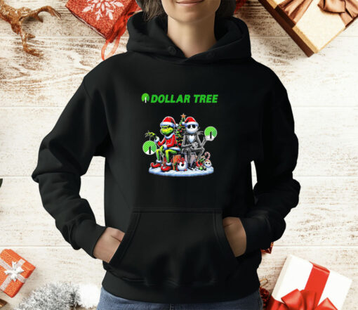 Grinch and Jack Skellington dollar tree Christmas T-Shirt