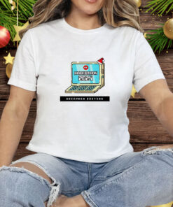 Hackathon side hat december Christmas Tee Shirt