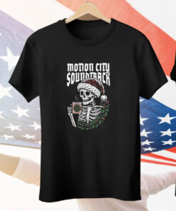 Motion City Soundtrack Skeleton Xmas Tee Shirt