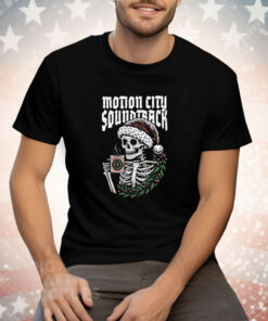 Motion City Soundtrack Skeleton Xmas Tee Shirt