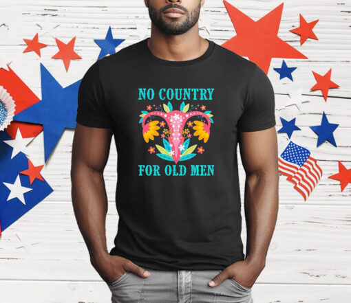 No Country for Old Men Flower T-Shirt