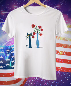 Pete The Cat Flower Tee Shirt