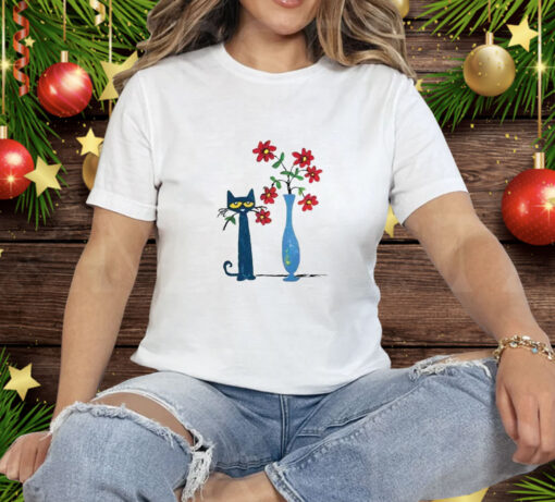 Pete The Cat Flower Tee Shirt