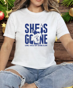 She is gone game 1 walk-off grand slam Freddie Freeman Tee Shirt